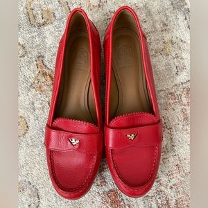 TORY BURCH  - Red loafer